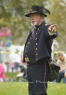 Colonel directs traffic on the battlefield